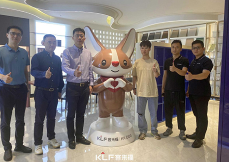 熱烈歡迎中國建博會領(lǐng)導(dǎo)一行蒞臨客來福智能科技股份有限公司參觀指導(dǎo)！