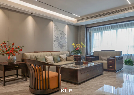 KLF全屋記 | 138㎡現(xiàn)代新中式之家，勾勒古典國風(fēng)雅韻